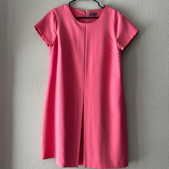 VINCE CAMUTO | SHORT SLEEVE PEACH DRESS | 10 - Picture 2 of 5